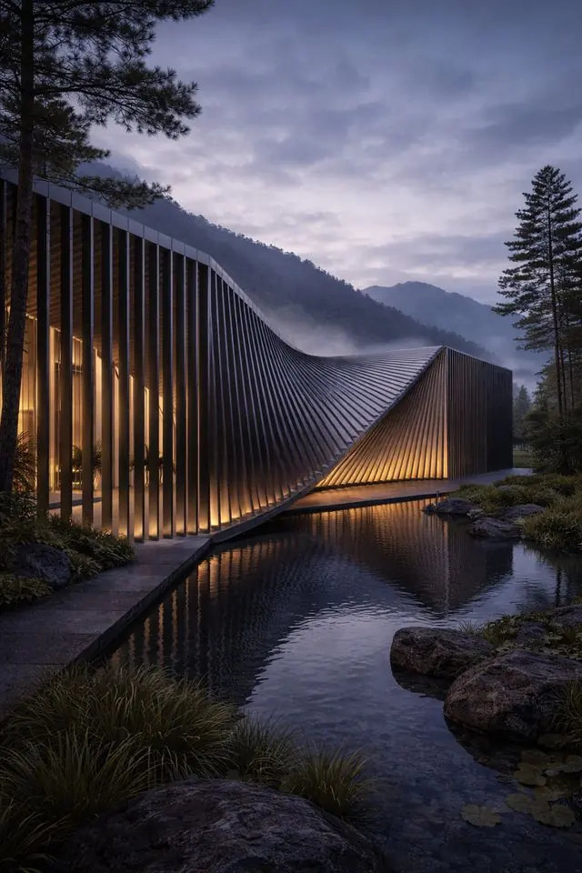 Ruled Residence, computational and parametric