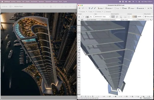 Torre MTR, computational and parametric