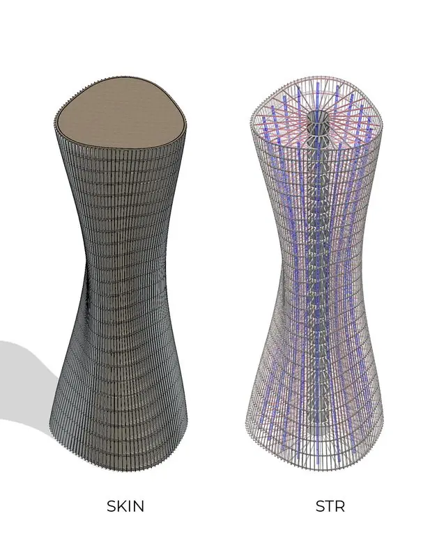 Torre ZMX, computational and parametric