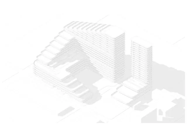 Dual brand hotel and residential tower, high rise and large scale