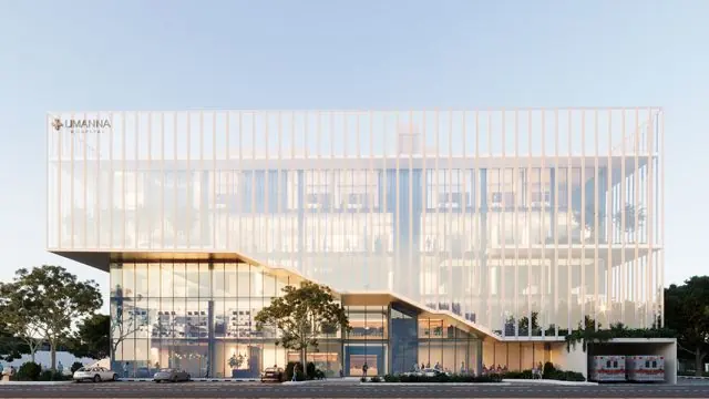 Hospital, delivered with a planning specialist, high rise and large scale