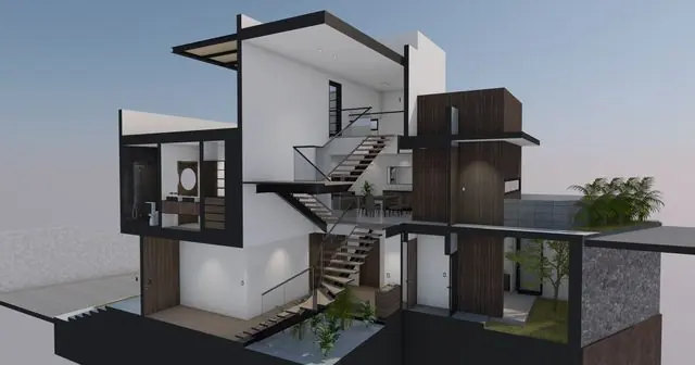 Casa SJR, own practice, concept to site