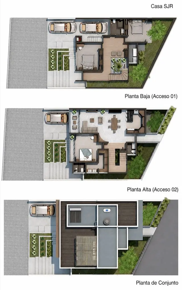 Casa SJR, own practice, concept to site