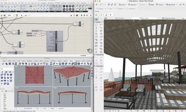 Club Náutico Coporito, own practice, concept to site